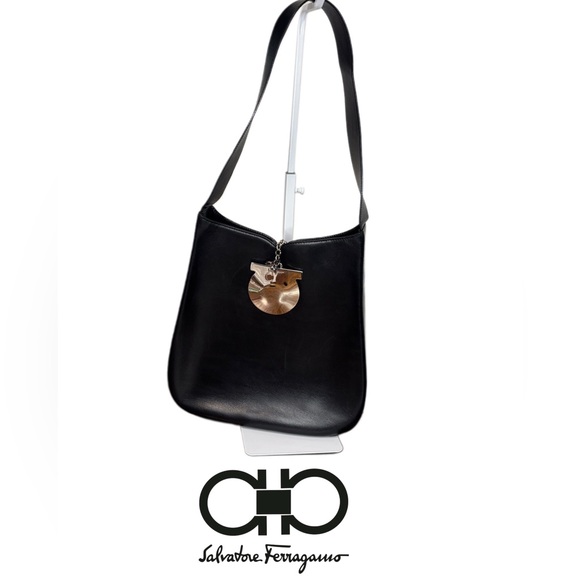 SALVATORE FERRAGAMO GANCINI SHOULDER BAG - Picture 16 of 16